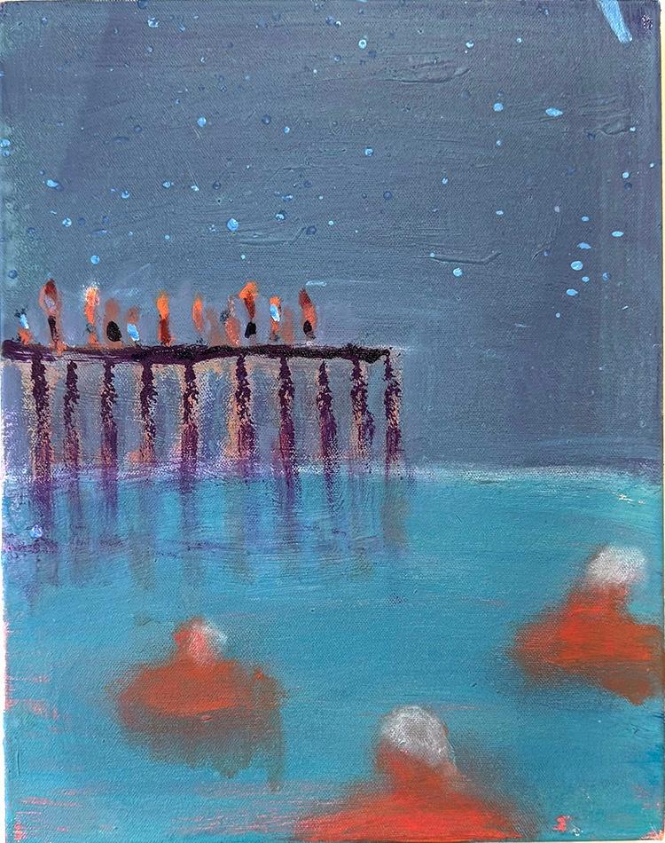 Pier by 3 Swimmers - Katherine Bradford 